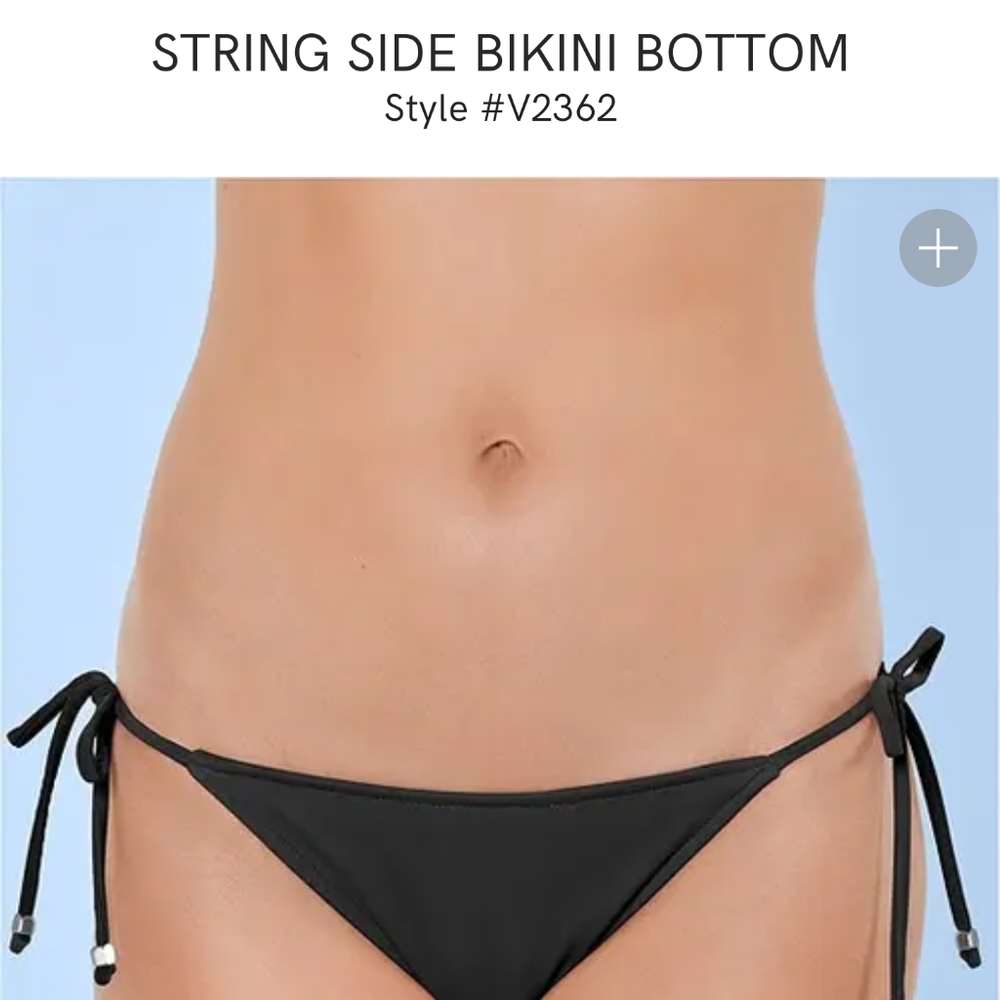 Black swimsuit bottoms